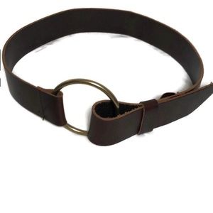 Vintage Leather loop belt